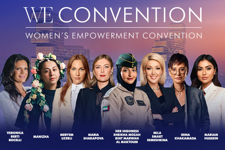 Афиша концерта Women's Empowerment Convention (WE Convention) в Дубае: Манижа, Мария Шарапова, Ирина Хакамада и другие в 2024 году