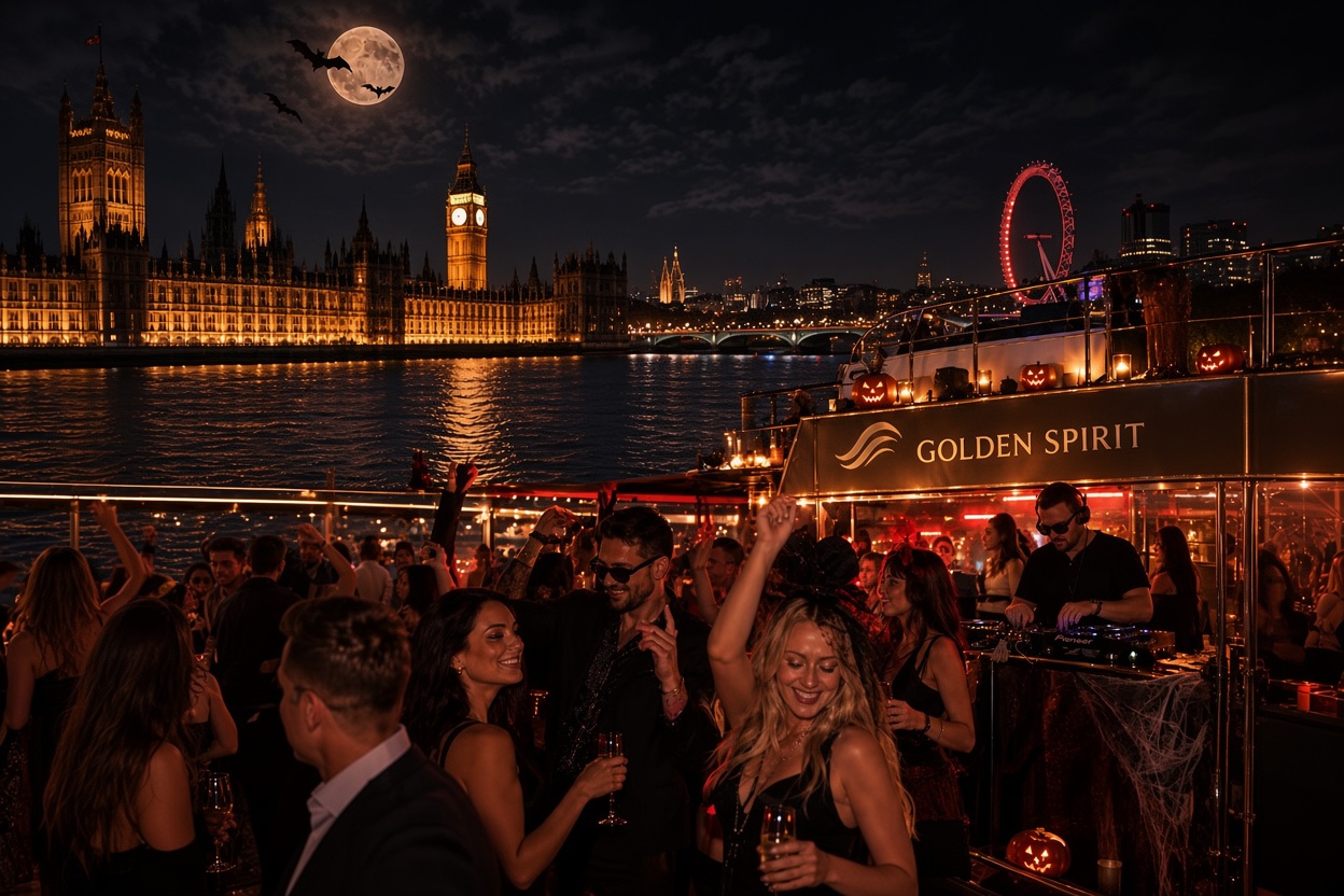 Halloween Night Cruise on the Thames in London