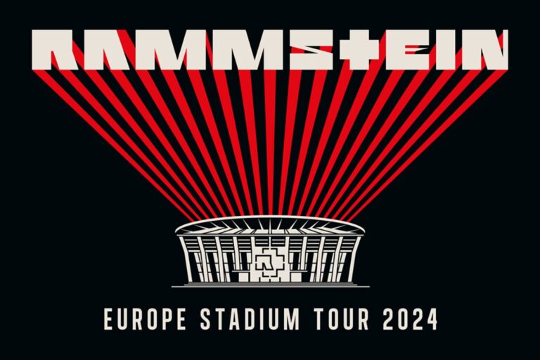Афиша концерта Rammstein в Дублине в 2024 году